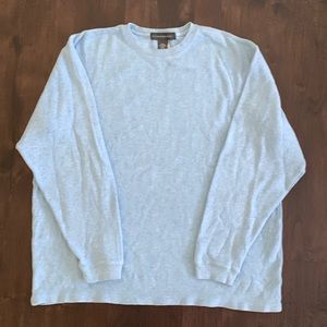 BANANA REPUBLIC SWEATER PULLOVER COTTON BLUE